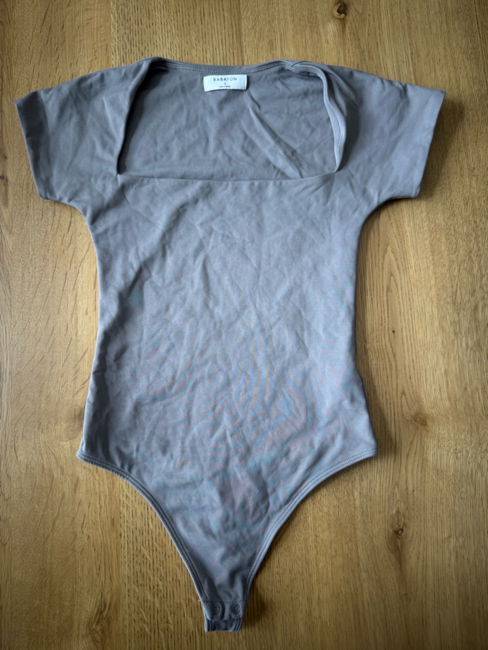 Babaton Sleeveless bodysuit in Gray